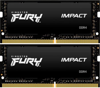 Memorie notebook Kingston FURY Impact, 64GB, DDR4, 3200MHz, CL20, 1.2v, Dual Channel Kit, Kingston