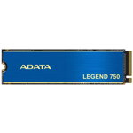 SSD ADATA, LEGEND 750, 500 GB, M.2, PCIe Gen3.0 x4, 3D TLC Nand, R/W: 3350/2450 MB/s, "ALEG-750-500GCS"