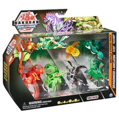 Pachet de start, Holwkor Alb, Pegatrix Albastru, Trox Auriu, Bakugan