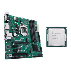 Placa de Baza Second Hand Asus PRIME B360M-C, Socket 1151 v2 , mATX, Shield, Cooler + Procesor Intel Core i5-8400 2.80 - 4.00GHz, ASUS