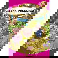 Carte de povesti engros. Sa citim cu litere mari de tipar. Cei trei purcelusi, 