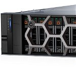 Server DELL PowerEdge R760xs 2U, Procesor Intel® Xeon® Silver 4410Y 2.0GHz Sapphire Rapids, 16GB RDIMM RAM, 1x 2.4TB SAS 10K 12G HDD, PERC H755, 8x Hot Plug LFF, DELL