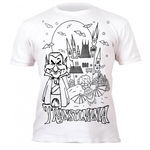 Tricou de colorat cu markere lavabile Transilvania, 