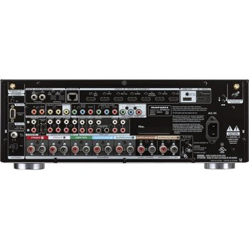 Receiver Marantz SR5014/N1B, 7.2 canale, 180 W per canal, 4k, Dolby Atmos, HEOS, Bluetooth, Wi-Fi, negru
