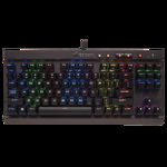 Tastatura mecanica gaming Corsair K65 Rapidfire iluminare RGB switch MX Speed Negru