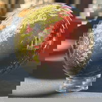 Sfera 8 cm piatra sangele dragonului (epidot&piedmontit) model m2, druzy.ro - Cristale, Home Deco