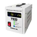 Stabilizator de tensiune TED TED000125, 1200W, alb