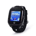 Ceas Smartwatch Pentru Copii Wonlex KT01 Wi-Fi, Model 2022 cu Functie Telefon, Localizare GPS, Camera, Pedometru, SOS, IP54 - Negru