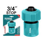 Conector furtun cu stop 3 4 TOTAL, TOTAL