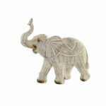 Figură Decorativă DKD Home Decor Rășină Elefant (27 x 12 x 24.5 cm), DKD Home Decor