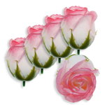 Trandafir din sapun ivoar roz 5cm cu tija din plastic 5 set, Galeria Creativ