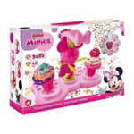 Masina de inghetata de plastilina Minnie cu decoratiuni colorate, 
