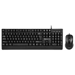 Tastatura K6006U + Mouse M332BU, Black, Delux