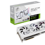 Placa video ASUS GeForce RTX 4090 ROG STRIX White O24G 24GB GDDR6X 384-bit DLSS 3.0, Asus