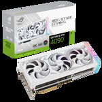 Placa video ASUS GeForce RTX 4090 ROG STRIX White O24G 24GB GDDR6X 384-bit DLSS 3.0, Asus