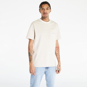 Tommy Jeans Classic Label Ringe T-Shirt Beige, Tommy Hilfiger