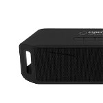Boxa portabila Bluetooth cu radio FM incorporat, 6 W, 800mAh, microUSB, negru, Esperanza