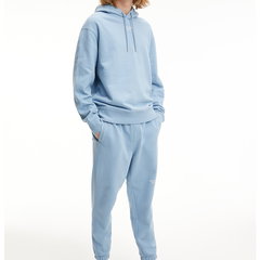 Pantaloni sport de bumbac cu buzunare laterale, CALVIN KLEIN JEANS