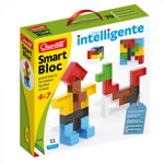 Set constructie copii Smart Bloc Quercetti piese multicolore