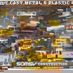 Trifox Set de vehicule de constructii metalice, Trifox