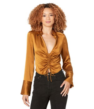 Imbracaminte Femei Free People Aurora Blouse Tiger Eye, Free People