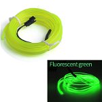 Fir Neon Auto "EL Wire" culoare Verde Fluorescent, lungime 5M, alimentare 12V, droser inclus, AVEX