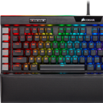 Tastatura gaming mecanica Corsair K95 Platinum XT, Iluminare RGB, Switch Cherry MX Speed, Negru