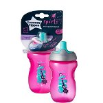 Cana roz sports ONL 12 luni+, 300ml, Tommee Tippee, Tommee Tippee