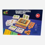 Set Educativ pentru copii, Matematica, 180piese, din lemn, plastic si carton, 24×16cm, multicolor, +3ani, en-gros, 