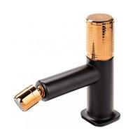 FDesign Ardesia baterie bideu stativ negru-auriu FD1-ARD-6-25, FDesign