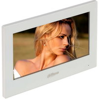 Monitor videointerfon Dahua VTH2621GW-WP, IP touch screen, 7'', Wi-Fi, PoE, SIP (Alb), Dahua