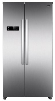 Side by side Beko GNO4331XP, 433 L, H 177 cm, clasa A++, NeoFrost Dual Cooling, Cooling Fan, Inox, Beko