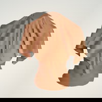 Esarfa pentru Dame, Batic, Uni, Patrata, din Matase si Vascoza, Maro