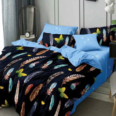Lenjerie de pat din bumbac Ranforce, Beverly Hills Polo Club BHPC 034 Alb / Gri, 200 x 220 cm