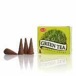 Conuri parfumate fumigatie HEM Green Tea 10 buc en-gross
