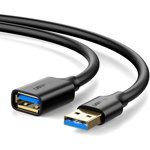Cablu Extender Ugreen USB 3.0 Tata la USB 3.0 Mama, 1m, Negru