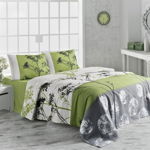 Cuvertura de pat, Victoria, Belezza Green, 160x230 cm, 100% bumbac, 260 gr/m², multicolor, Victoria