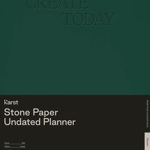 Agenda B5 - Stone Paper - Undated Planner, Softcover - Forest, Karst