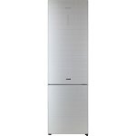 Combina frigorifica Daewoo RN-T536RGS, 362 l, A++, Full No Frost, H 200 cm, Argintiu, Daewoo