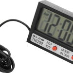 Termometru Digital cu panou LCD si ceas Blow OEM TH002 50-311