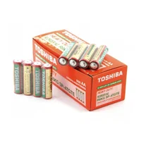 Baterii engros TOSHIBA R6 AA ORIGINALE, 40 buc, 