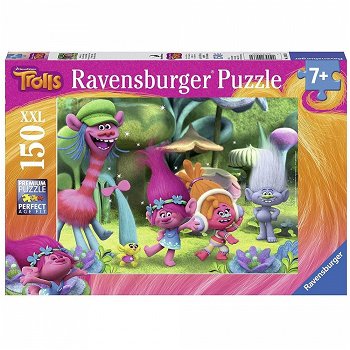 Ravensburger - Puzzle Lumea Trolls, 150 piese