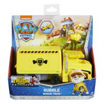 Set figurina cu vehicul Paw Patrol - Big Truck Pups, Rubble