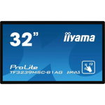 Display profesional IIYAMA ProLite TF3239MSC-W1AG, 32", Full HD, Touch, 60Hz, alb