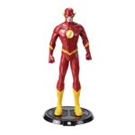 Figurina articulata de colectie The Flash, Fastest Man Alive, 18 cm, rosu, stativ inclus, IdeallStore