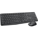 Kit tastatura + mouse wireless LOGITECH MK235, Black