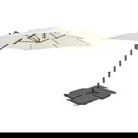 Umbrela de soare de gradina vidaXL, baza portabila, nisipiu 276344