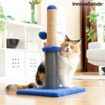 Stalp de zgariat si masaj cu minge pentru pisici Miausage InnovaGoods, 30x51.5 cm, InnovaGoods