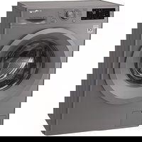 Masina de spalat rufe LG Titan F2J5WN7S, 6.5 kg, 1200 RPM, Direct Drive, Slim, Argintiu