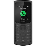 Telefon mobil Nokia 110 4G, Dual SIM, Negru